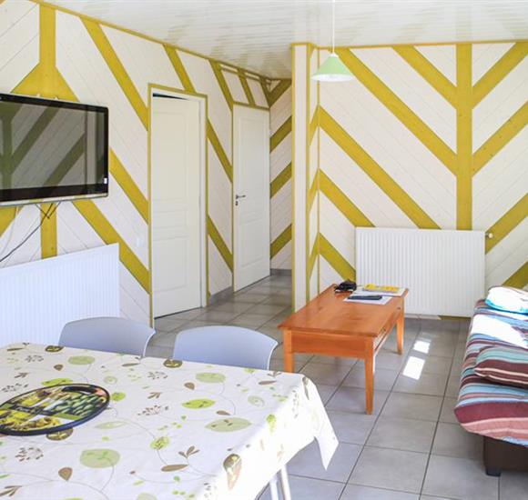 Location appartement Ambon 2 chambres et terrasse - accès direct plage - Camping Ambon Camping de Cromenach 2 étoiles 