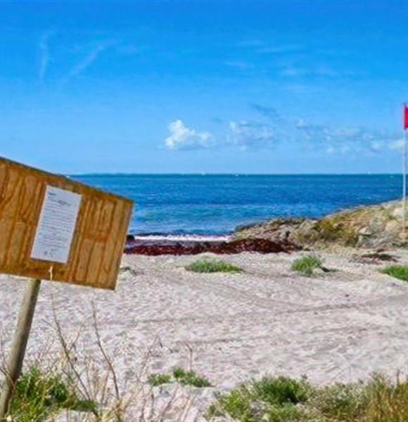 Saint Gildas de Rhuys proche du camping Ambon 2 étoiles Cromenach, camping accès direct plage